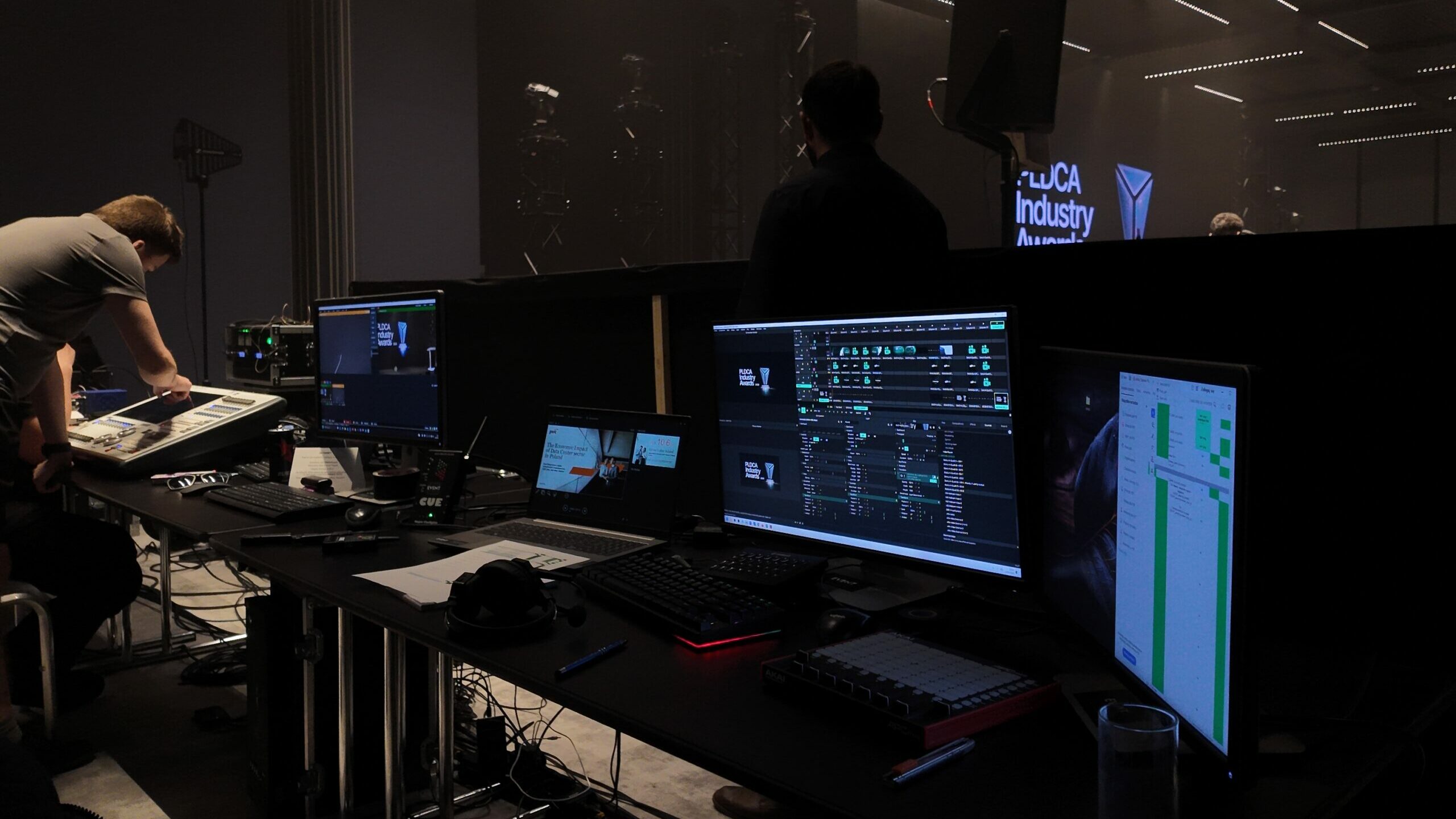 Reżyserka techniczna PLDCA Industry Awards – realizacja obrazu, dźwięku i oświetlenia